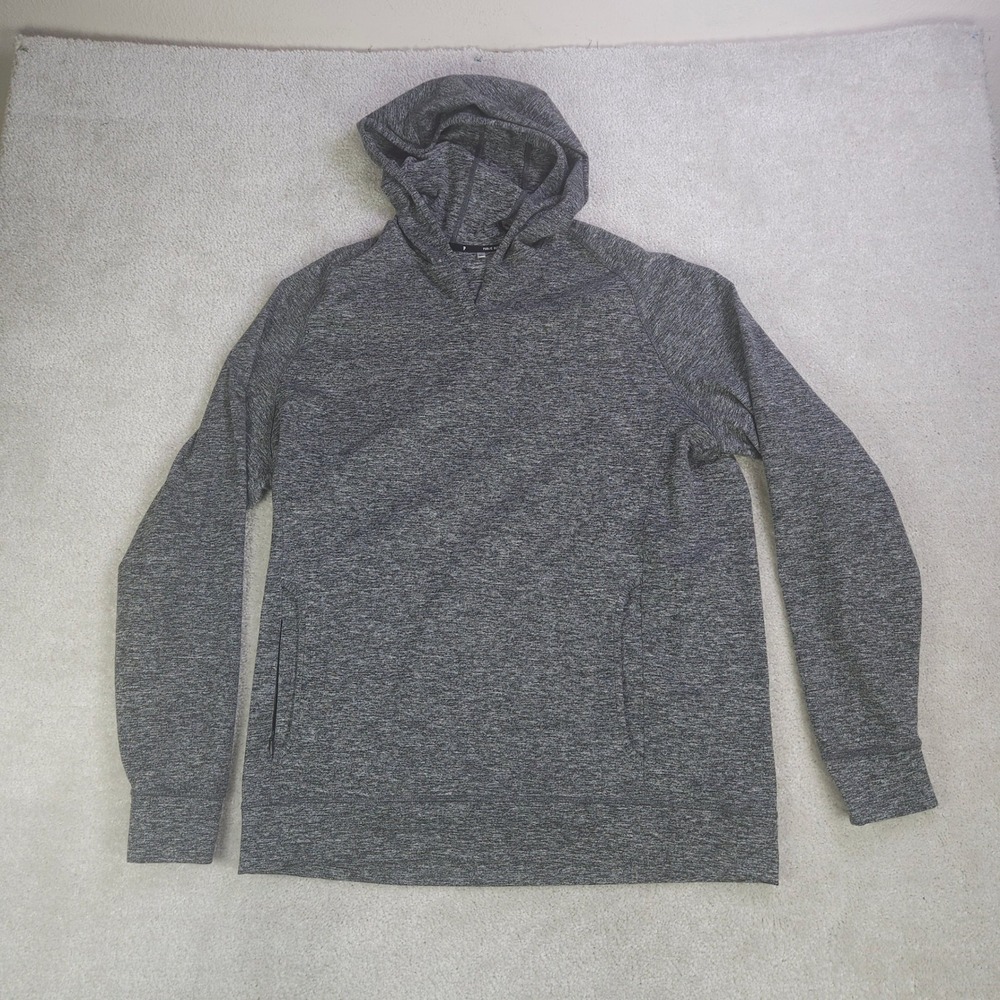 Public Rec Politan Hoodie Mens XL Heather Gray Stretch Performance Zip Pockets